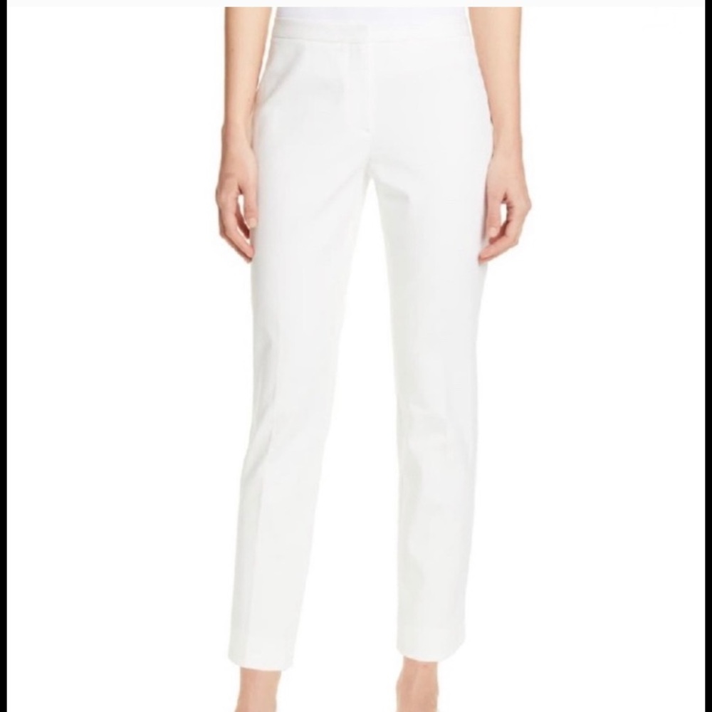 Theory White Classic Skinny Pants Sea Salt Size 6